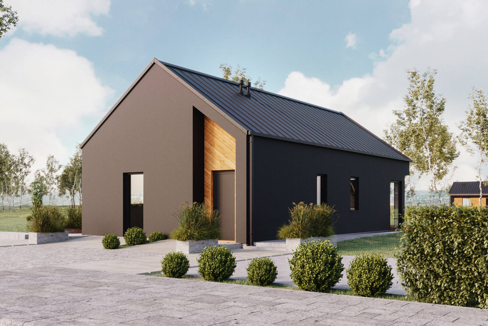 Projekt domu parterowego 75 m² — Energooszczędne Stodoły. Zbuduj swoją z nami!